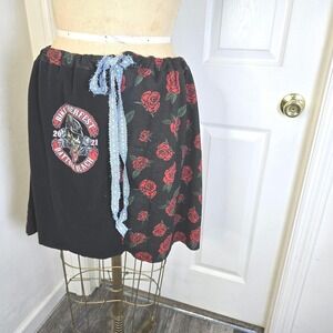 Daytona Bike‎ t-skirt womens Motorcycle. Upcycled. Bikercore.